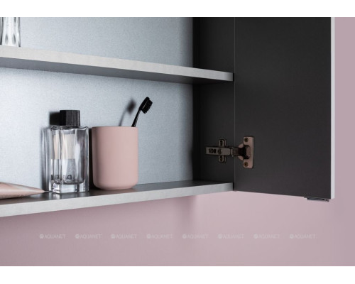 Зеркальный шкаф Aquanet Порто 70 белый