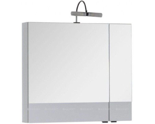 Зеркальный шкаф Aquanet Верона 75 белый