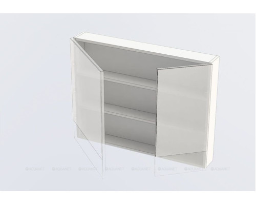 Зеркальный шкаф Aquanet Верона 90 белый