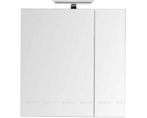 Зеркальный шкаф Aquanet Йорк 85 белый