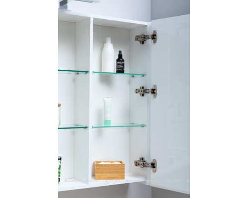 Зеркальный шкаф Aquanet Йорк 85 белый