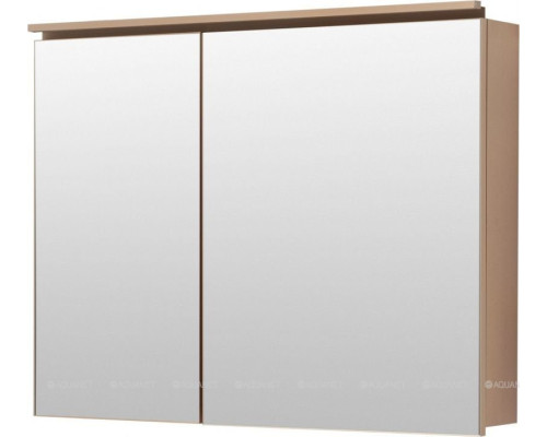 Зеркальный шкаф De Aqua Алюминиум 100 медь