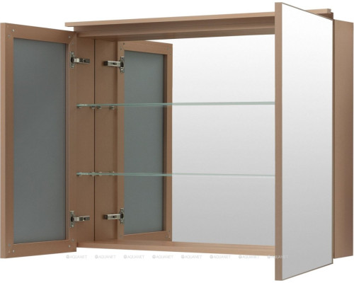 Зеркальный шкаф De Aqua Алюминиум 100 медь