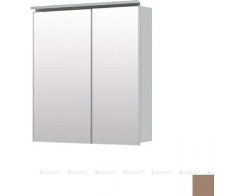 Зеркальный шкаф De Aqua Алюминиум 70 медь