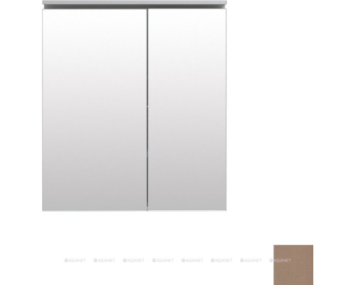 Зеркальный шкаф De Aqua Алюминиум 70 медь