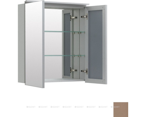 Зеркальный шкаф De Aqua Алюминиум 70 медь