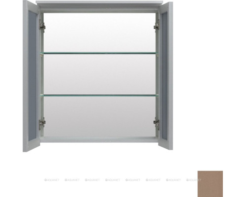 Зеркальный шкаф De Aqua Алюминиум 70 медь