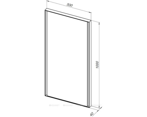 Зеркало Allen Brau Infinity 50 1.21021.BL черный