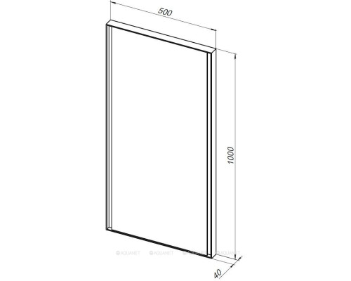 Зеркало Allen Brau Infinity 50 1.21021.WT белый