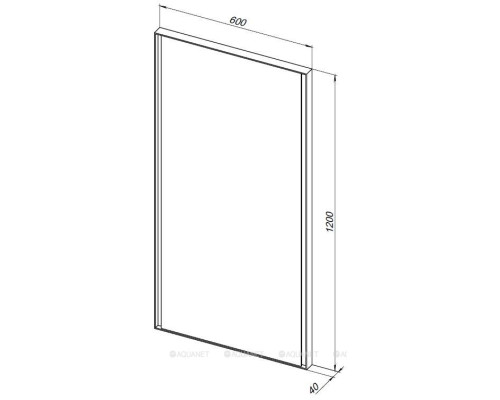 Зеркало Allen Brau Infinity 60 1.21020.BL черный