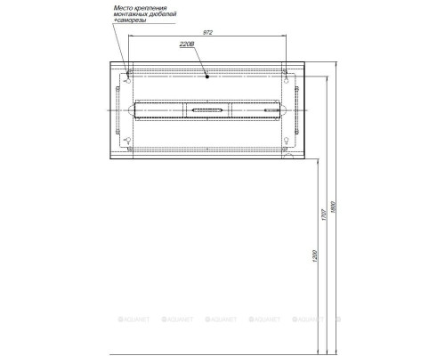 Зеркало Allen Brau Infinity 60 1.21020.BL черный