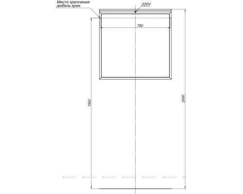 Зеркало Allen Brau Priority 80 1.31015.BB черный браш