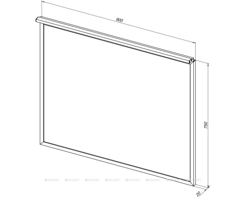 Зеркало Allen Brau Priority 90 1.31016.60 медь браш