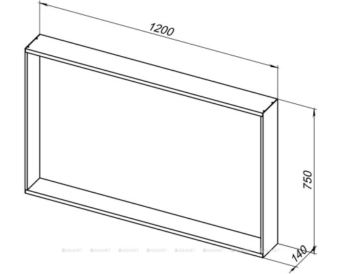 Зеркало Allen Brau Reality 120 1.32021.03 латунь браш