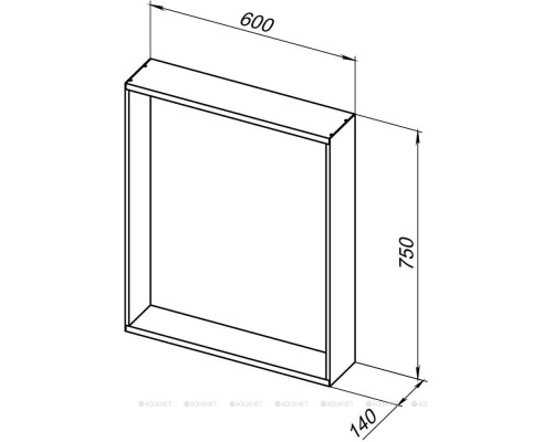 Зеркало Allen Brau Reality 60 1.32016.03 латунь браш