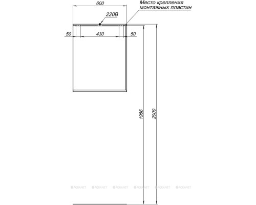 Зеркало Allen Brau Reality 60 1.32016.03 латунь браш