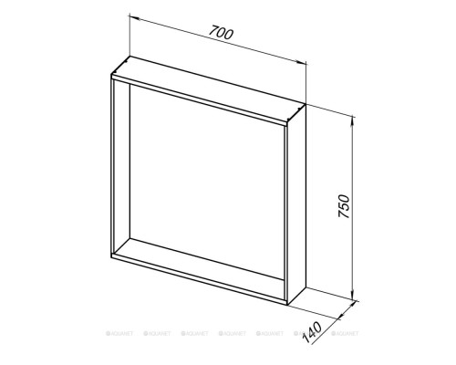 Зеркало Allen Brau Reality 70 1.32017.03 латунь браш