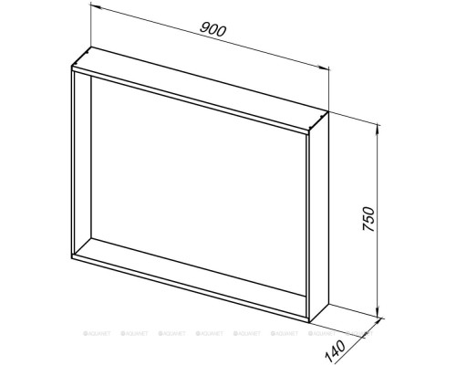 Зеркало Allen Brau Reality 90 1.32019.02 серебро браш