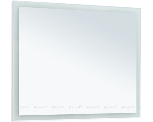Зеркало Aquanet Гласс 100 белый LED