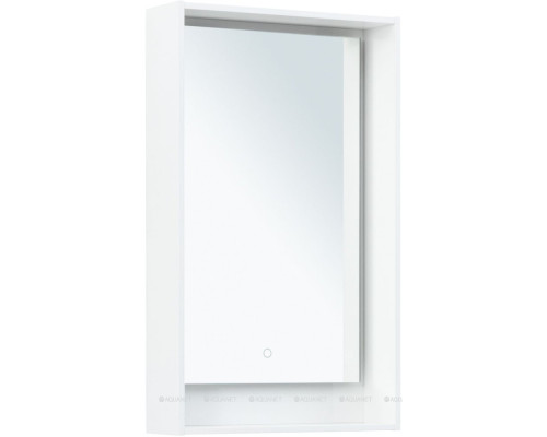 Зеркало Aquanet Милан 50 белый глянец