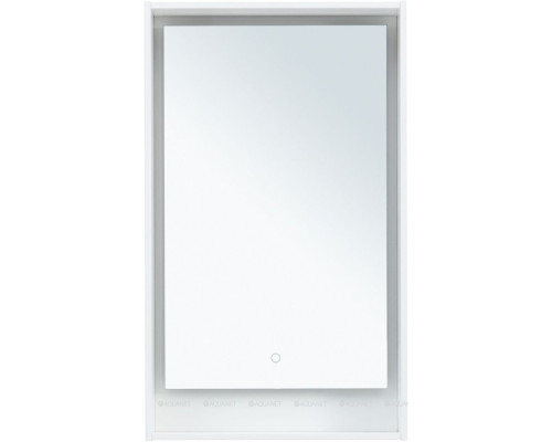 Зеркало Aquanet Милан 50 белый глянец