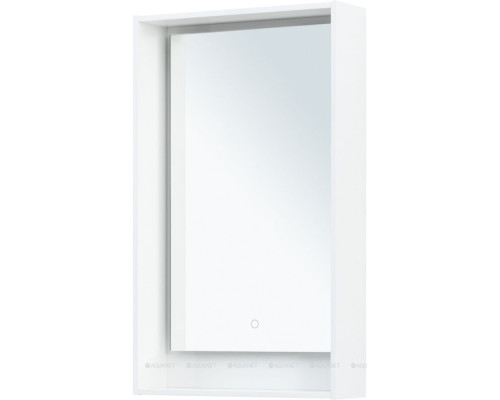 Зеркало Aquanet Милан 50 белый глянец