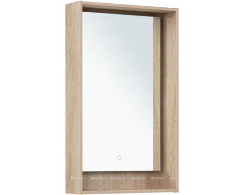 Зеркало Aquanet Милан 50 дуб светлый