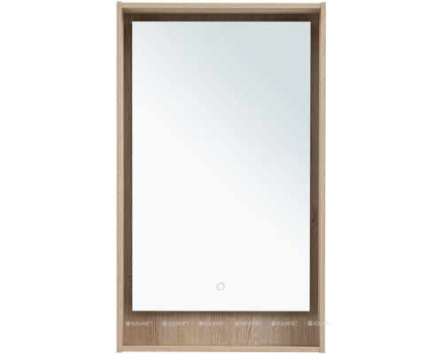 Зеркало Aquanet Милан 50 дуб светлый