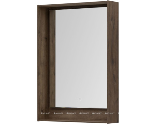 Зеркало Aquanet Милан 60 дуб рустикальный