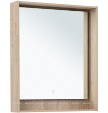 Зеркало Aquanet Милан 70 дуб светлый
