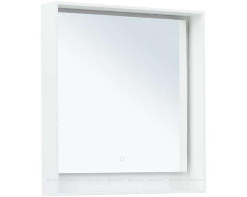 Зеркало Aquanet Милан 80 белый глянец