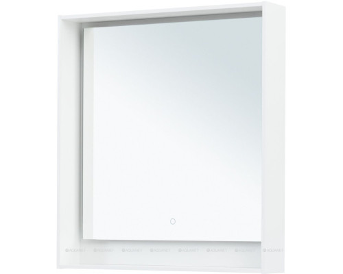 Зеркало Aquanet Милан 80 белый глянец