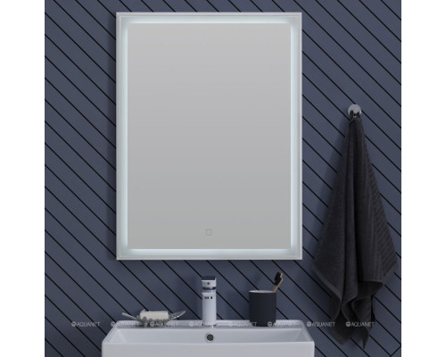 Зеркало Aquanet Nova Lite 60 белый LED
