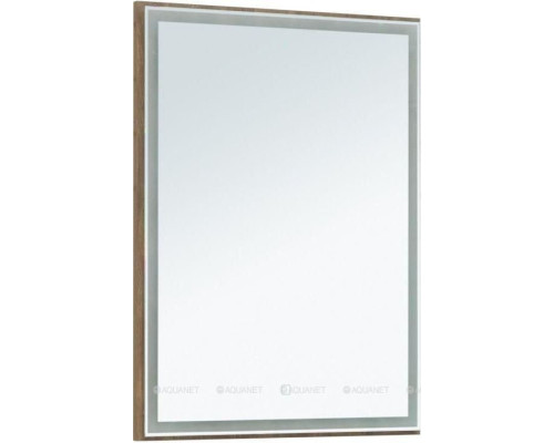 Зеркало Aquanet Nova Lite 60 дуб рустикальный LED