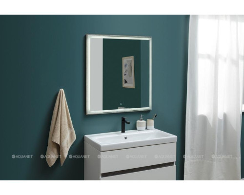 Зеркало Aquanet Nova Lite 75 дуб рошелье LED