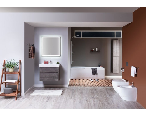 Зеркало Aquanet Nova Lite 90 дуб рошелье LED