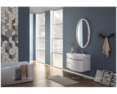 Зеркало Aquanet Сопрано 70 белый