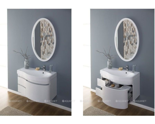 Зеркало Aquanet Сопрано 70 белый