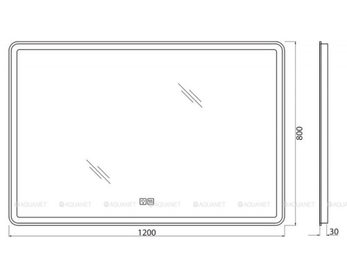 Зеркало BelBagno 120 SPC-MAR-1200-800-LED-TCH-WARM LED