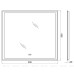 Зеркало BelBagno 90 SPC-GRT-900-800-LED-TCH-WARM LED