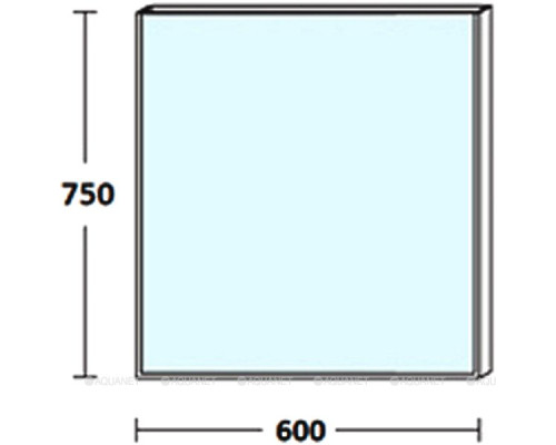 Зеркало De Aqua Сильвер 60 черный