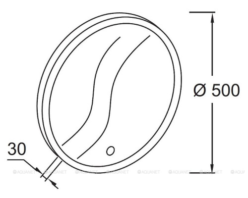 Зеркало Jacob Delafon 50 EB1426-NF с подсветкой