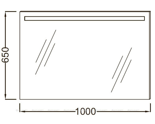 Зеркало Jacob Delafon Parallel 100 EB1416RU-NF