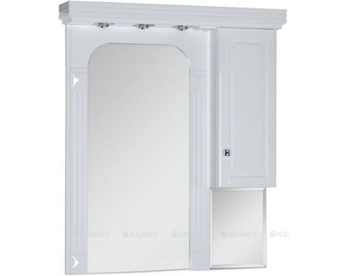 Зеркало-шкаф Aquanet Фредерика 100 белый
