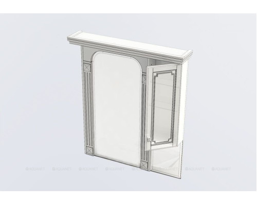 Зеркало-шкаф Aquanet Фредерика 100 белый