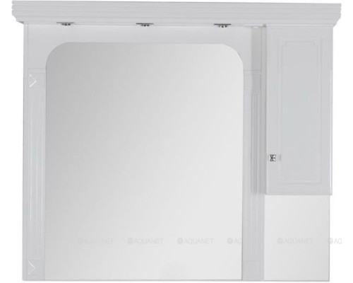 Зеркало-шкаф Aquanet Фредерика 140 белый