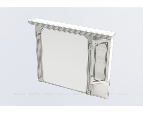 Зеркало-шкаф Aquanet Фредерика 140 белый