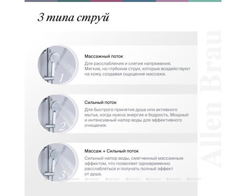 Душевая стойка Allen Brau Priority 5.31T10-00 хром