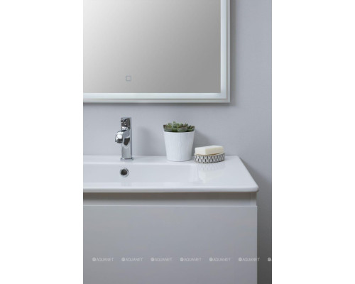 Зеркало Aquanet Nova Lite 75 белый LED