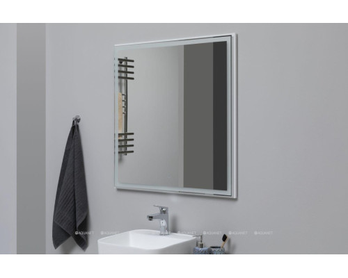 Зеркало Aquanet Nova Lite 75 белый LED